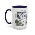 Victoria Falls Coffee Mug | Travel Destination Souvenir Gift | Accent Color Ceramic 11oz 15oz