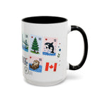 Vancouver Coffee Mug | Postage Stamp Collage Mug | Travel Souvenir Accent Cup 11oz 15oz