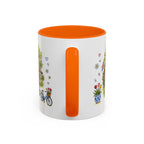 Giethoorn Illustrated Travel Mug | Netherlands Souvenir Accent Coffee Mug | 11oz 15oz Ceramic Cup