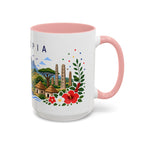 Ethiopia Coffee Mug | Travel Souvenir Accent Mug | Place Gift Ceramic Cup 11oz 15oz