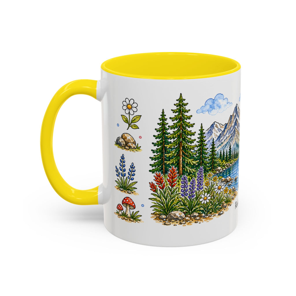 Rocky Mountain National Park Mug | US Travel Souvenir Accent Coffee Mug | 11oz 15oz Ceramic Cup