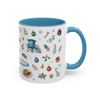 San Diego Christmas Mug | Watercolor City Souvenir, Holiday Travel Gift (11oz/15oz)