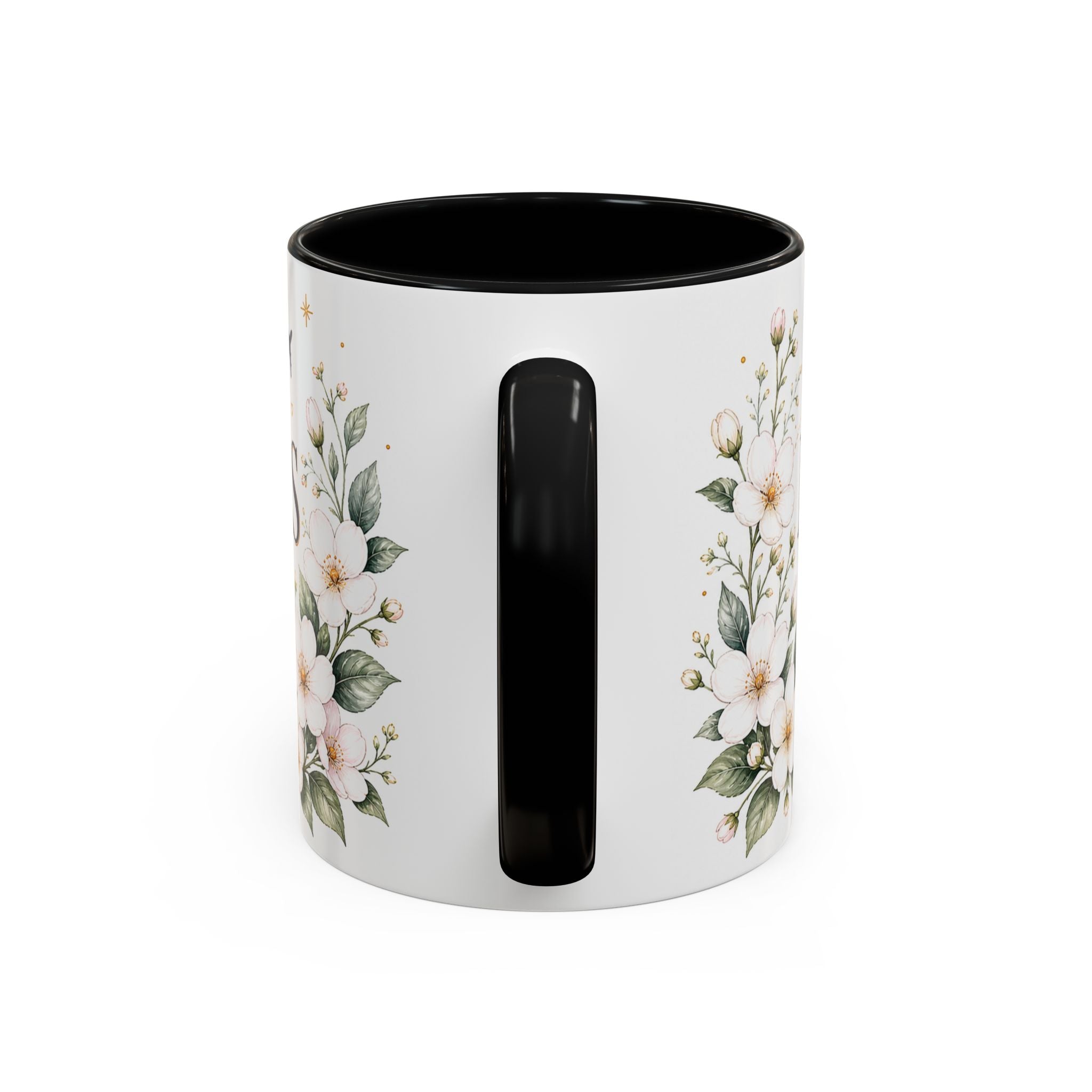 Massachusetts State Map Mug | Coastal Scene, Botanical Accents (11oz, 15oz)