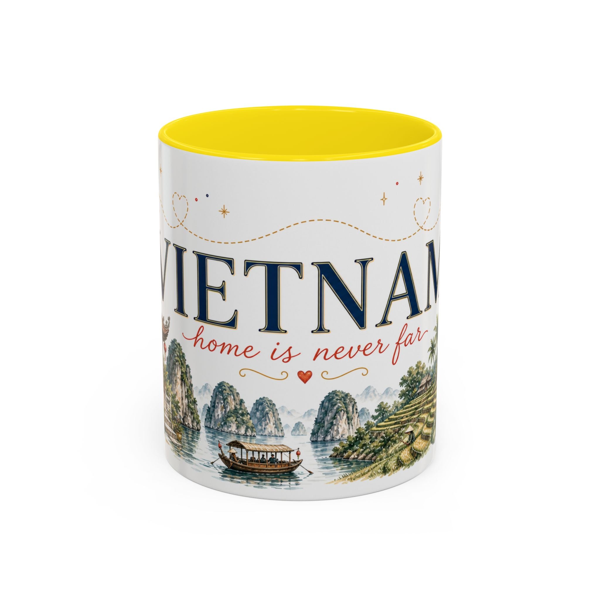 Vietnam Home Country Mug | Moving Away Gift | Long Distance Friendship | 11 oz 15 oz Accent Mug
