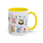 Kyoto Coffee Mug | Postage Stamp Collage Mug | Travel Souvenir Accent Cup 11oz 15oz
