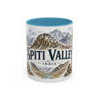 Spiti Valley Mug, India Travel Souvenir, Bucket List Gift, Accent Ceramic Coffee Mug 11oz 15oz
