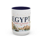 Egypt Home Country Mug | Moving Away Gift | Long Distance Friendship | 11 oz 15 oz Accent Mug