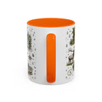 Olympic Coffee Mug | National Park Hiking Rainforest Gift | Accent Color Ceramic 11oz 15oz