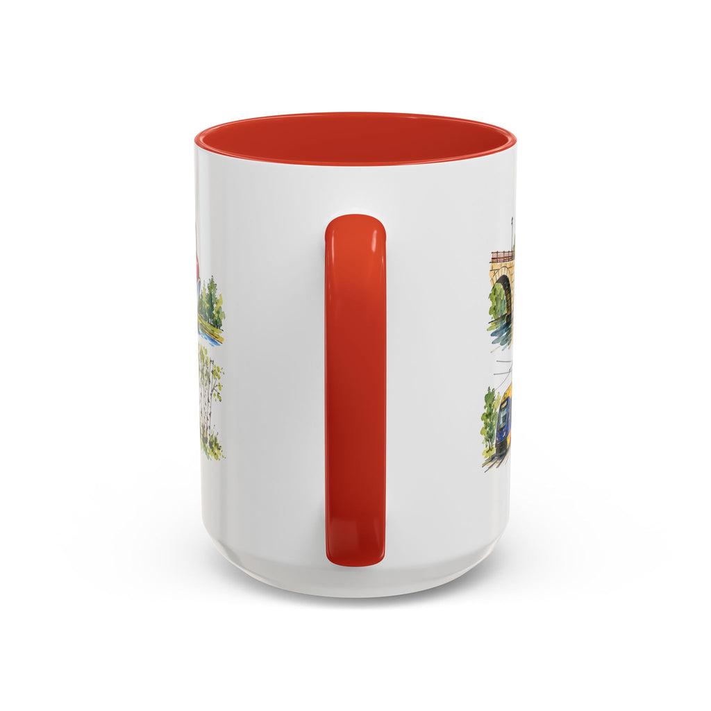 Minneapolis Illustrated Travel Mug | City Souvenir Accent Coffee Mug | 11oz 15oz Ceramic Cup