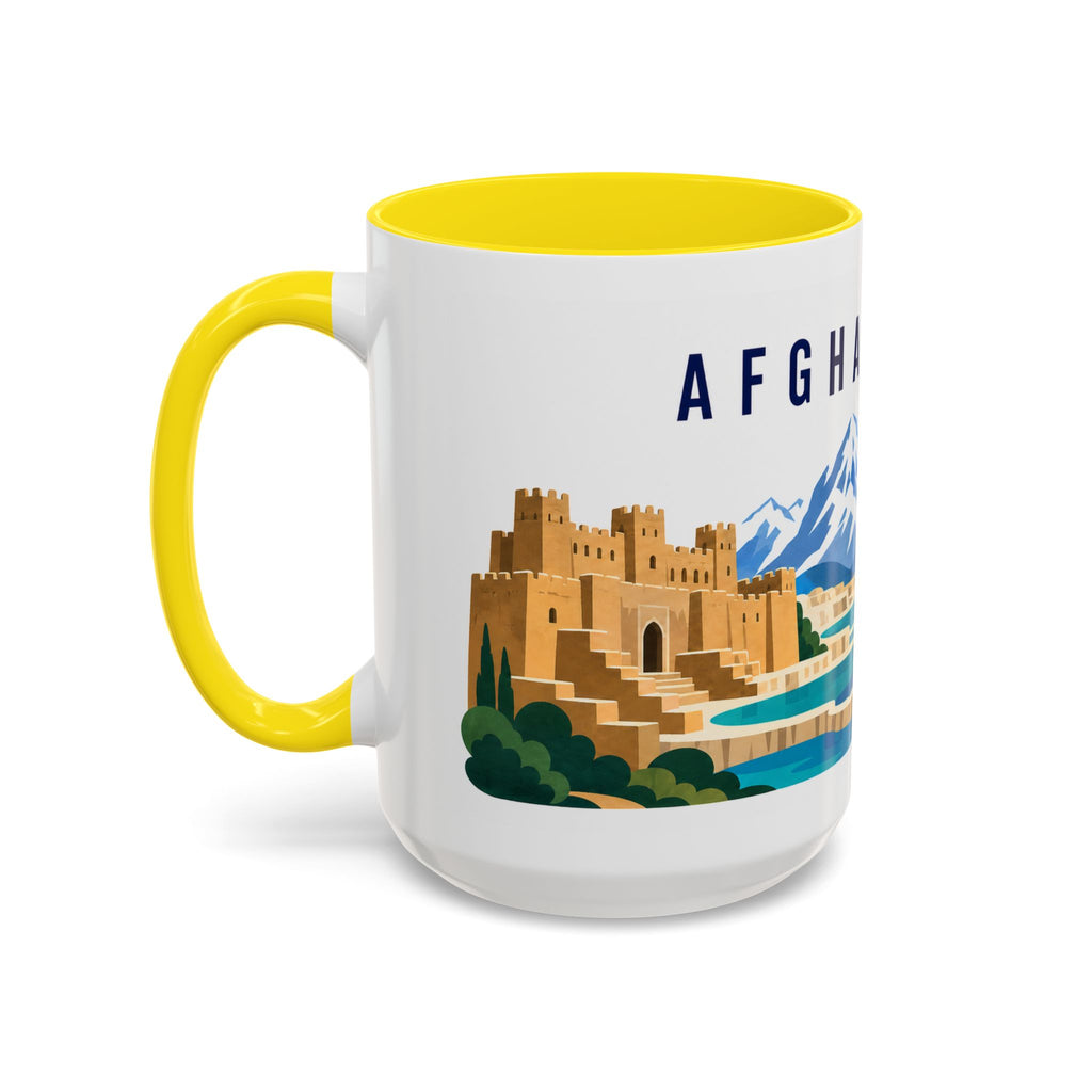 Afghanistan Coffee Mug | Travel Souvenir Accent Mug | Country Gift Ceramic Cup 11oz 15oz