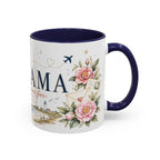Alabama State Map Mug | Coastal Scenery, Botanical Accents, Homesick Gift