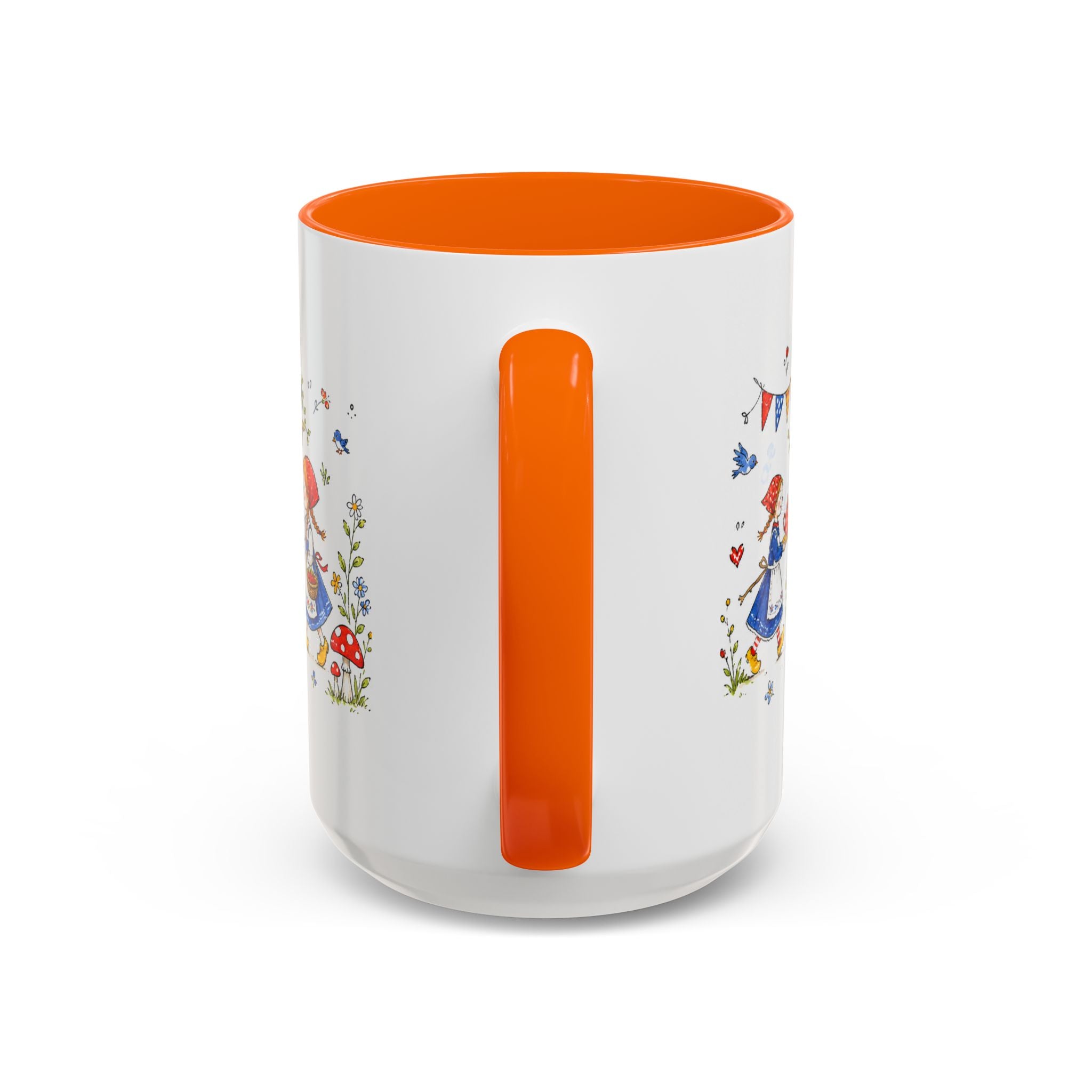 Storybook Cottage Breakfast Mug | Hand Painted Fairy Tale Accent Coffee Mug