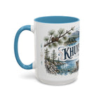 Khuvsgul Lake Mug, Mongolia Travel Souvenir, Bucket List Gift, Accent Ceramic Coffee Mug 11oz 15oz