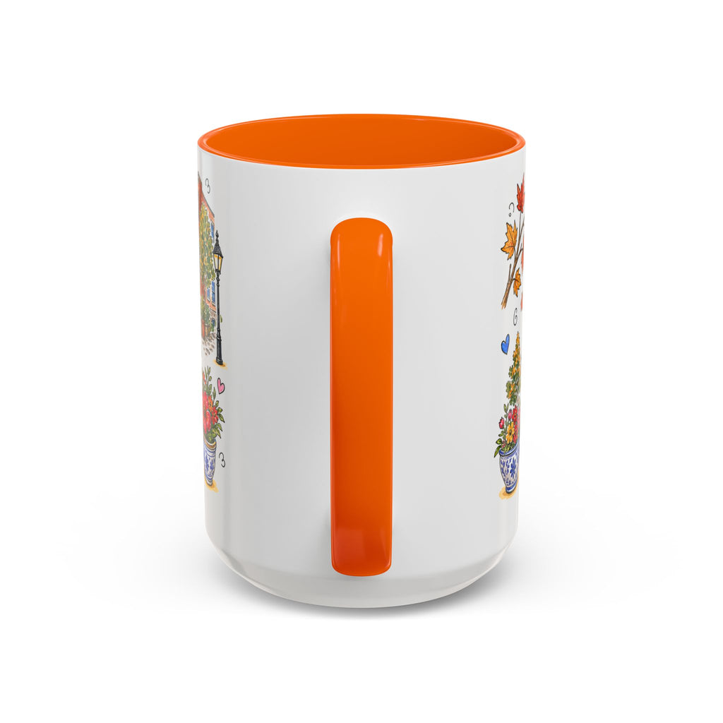 Boston Illustrated Travel Mug | City Souvenir Accent Coffee Mug | 11oz 15oz Ceramic Cup