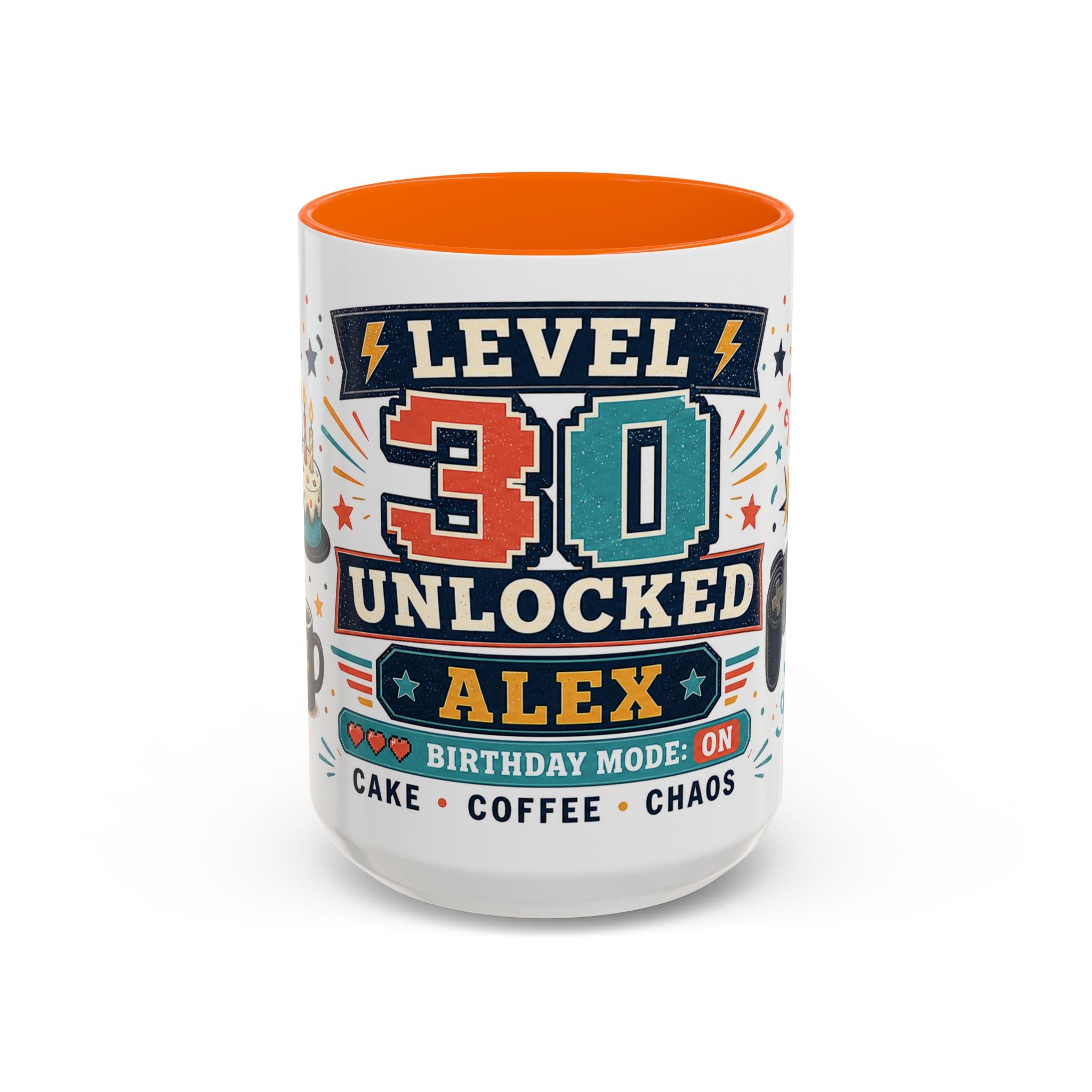 Custom Gamer Birthday Mug | Level Unlocked Name Age Coffee Cup