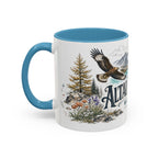 Altai Mountains Mug, Mongolia Travel Souvenir, Bucket List Gift, Accent Ceramic Coffee Mug 11oz 15oz