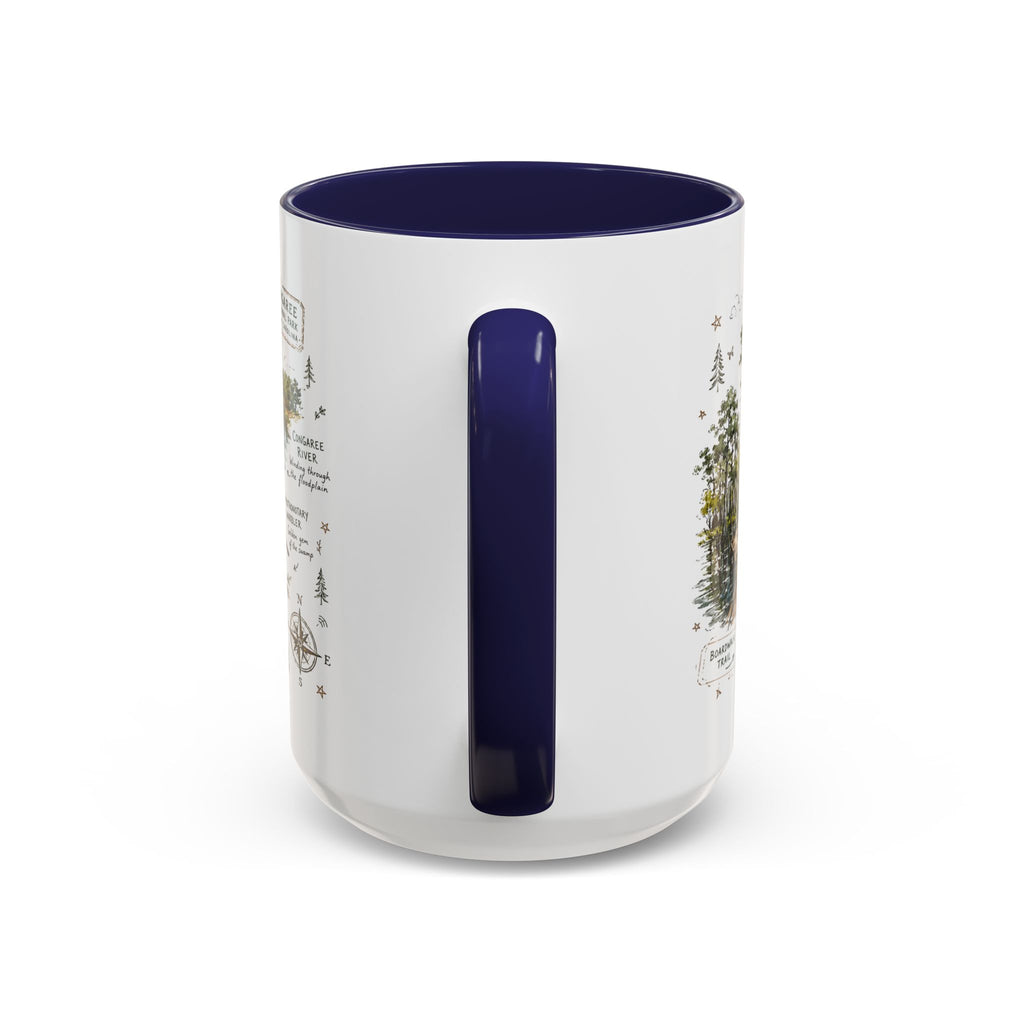 Congaree National Park Coffee Mug | South Carolina Forest Floodplain Gift | Accent Color Ceramic 11oz 15oz
