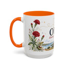 Ohio State Map Mug | Botanical Travel Sketch, Homesick Gift, Long Distance Friendship
