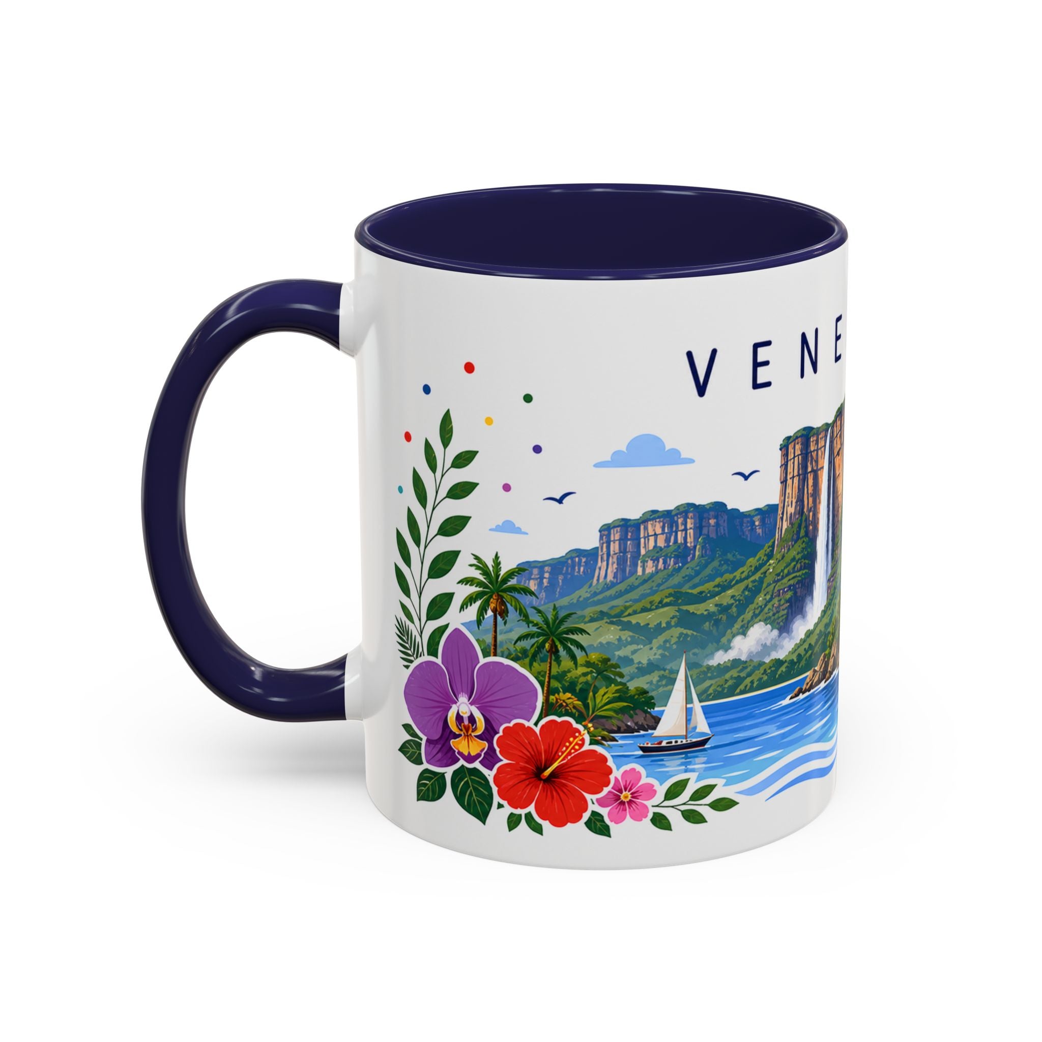 Venezuela Coffee Mug | Travel Souvenir Accent Mug | Place Gift Ceramic Cup 11oz 15oz