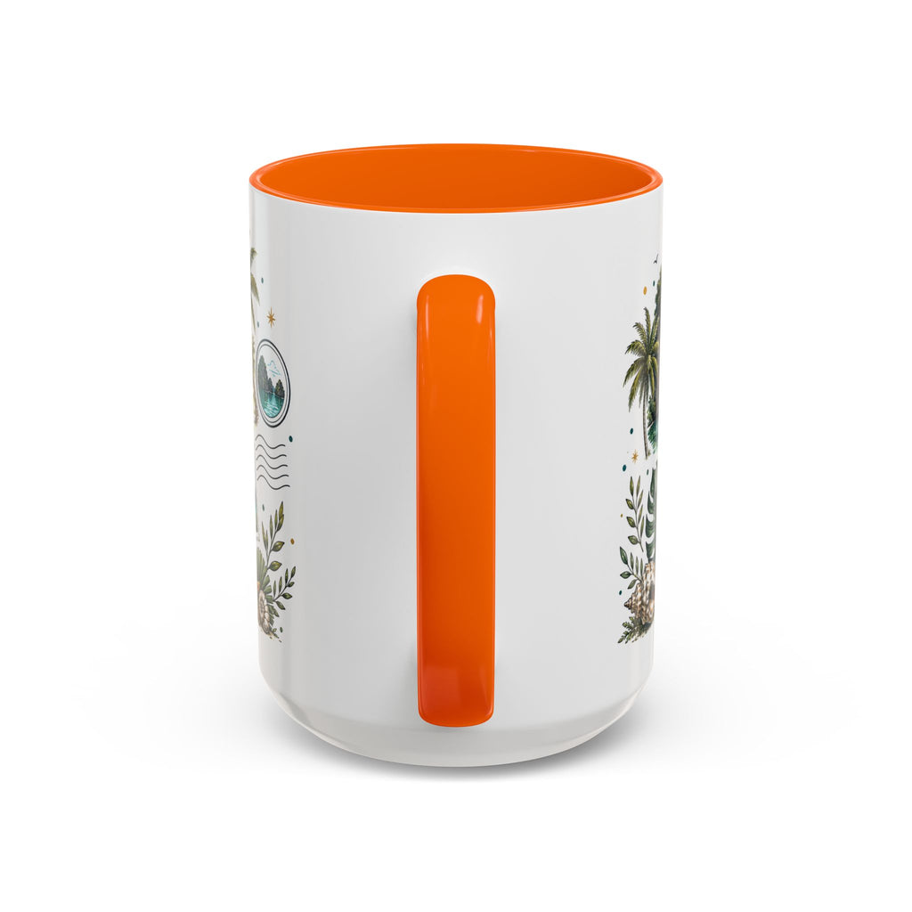 Palawan Coffee Mug | Travel Destination Souvenir Gift | Accent Color Ceramic 11oz 15oz