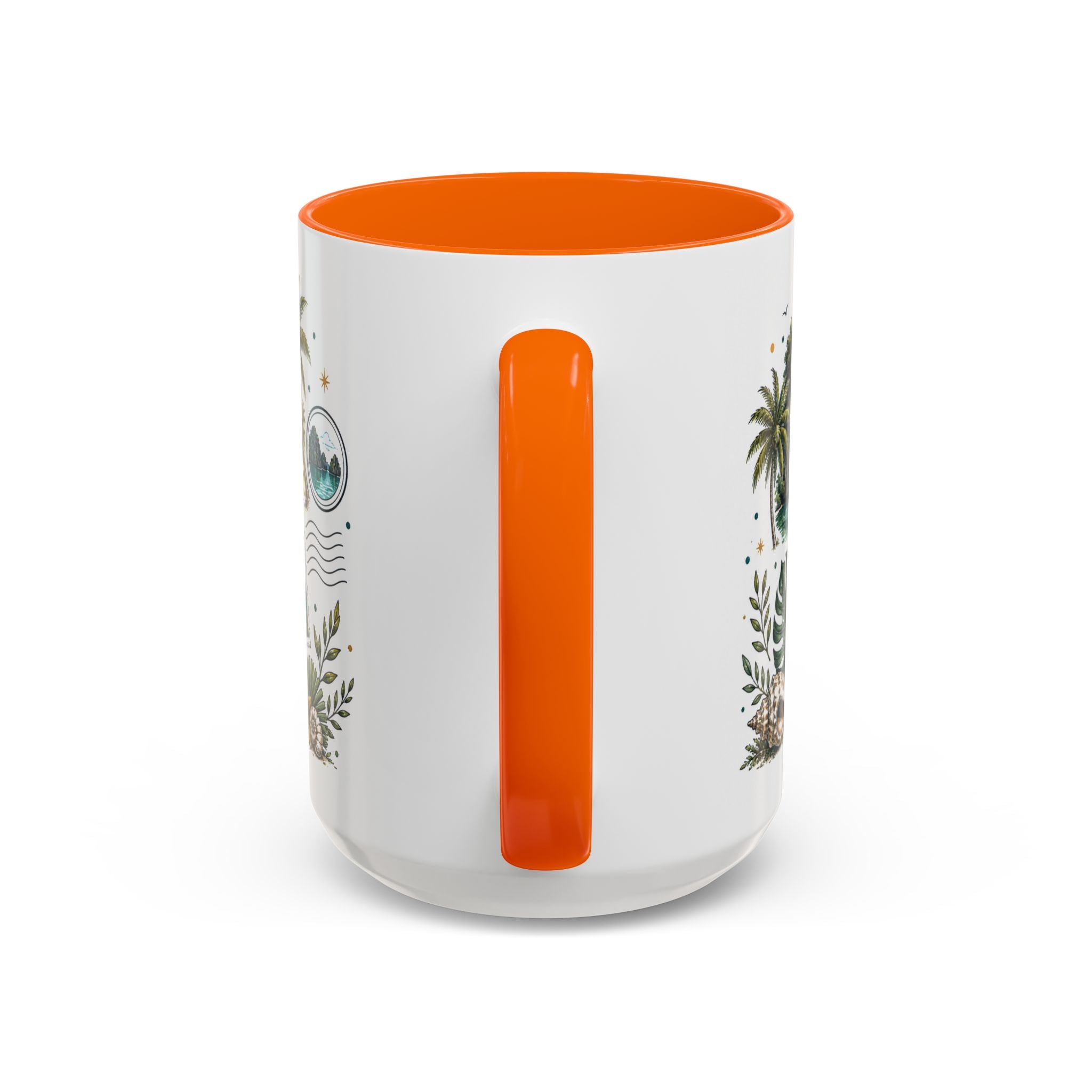 Palawan Coffee Mug | Travel Destination Souvenir Gift | Accent Color Ceramic 11oz 15oz
