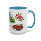 Tulsa Illustrated Travel Mug | City Souvenir Accent Coffee Mug | 11oz 15oz Ceramic Cup