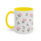 Montana Bitterroot Mug, State Flower Floral Coffee Cup, 11oz Botanical Gift