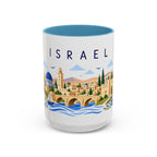 Israel Coffee Mug | Travel Souvenir Accent Mug | Place Gift Ceramic Cup 11oz 15oz