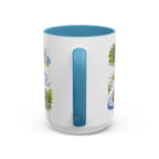 Salzburg Illustrated Travel Mug | City Souvenir Accent Coffee Mug | 11oz 15oz Ceramic Cup