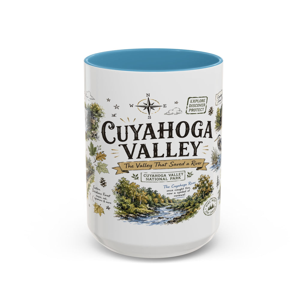 Cuyahoga Valley National Park Mug | Brandywine Falls Ohio River Ceramic (11oz/15oz)