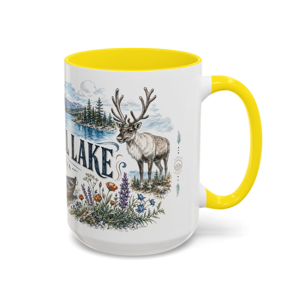 Khuvsgul Lake Mug, Mongolia Travel Souvenir, Bucket List Gift, Accent Ceramic Coffee Mug 11oz 15oz
