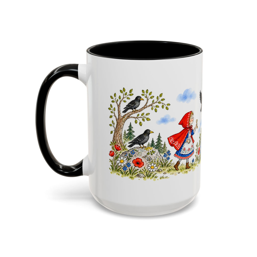 The Seven Ravens Mug | Storybook Fairy Tale Accent Coffee Mug | EveryLegend