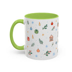 Dhaka Christmas Mug | Watercolor Travel Souvenir | Holiday Gift | Accent Ceramic Coffee Cup 11oz 15oz