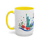 United States Coffee Mug | Travel Souvenir Accent Mug | Country Gift Ceramic Cup 11oz 15oz