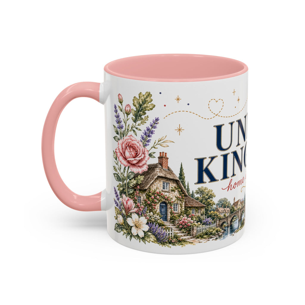 United Kingdom Home Country Mug | Moving Away Gift | Long Distance Friendship | 11 oz 15 oz Accent Mug