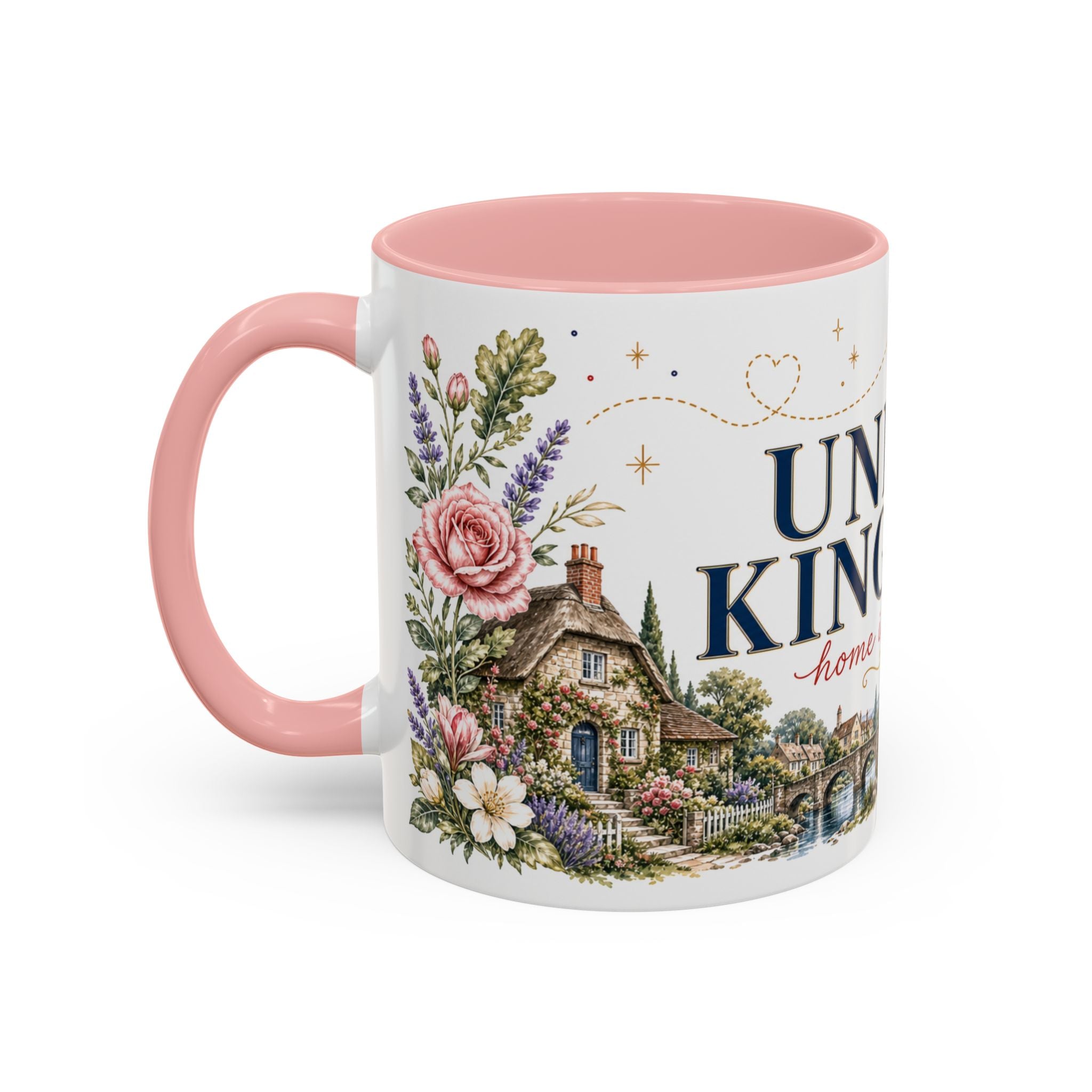 United Kingdom Home Country Mug | Moving Away Gift | Long Distance Friendship | 11 oz 15 oz Accent Mug