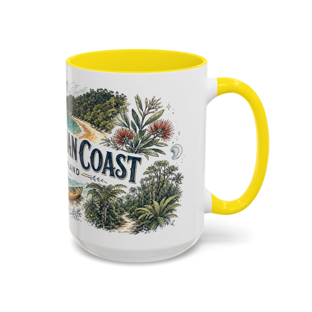 Abel Tasman Coast Mug, New Zealand Travel Souvenir, Bucket List Gift, Accent Ceramic Coffee Mug 11oz 15oz