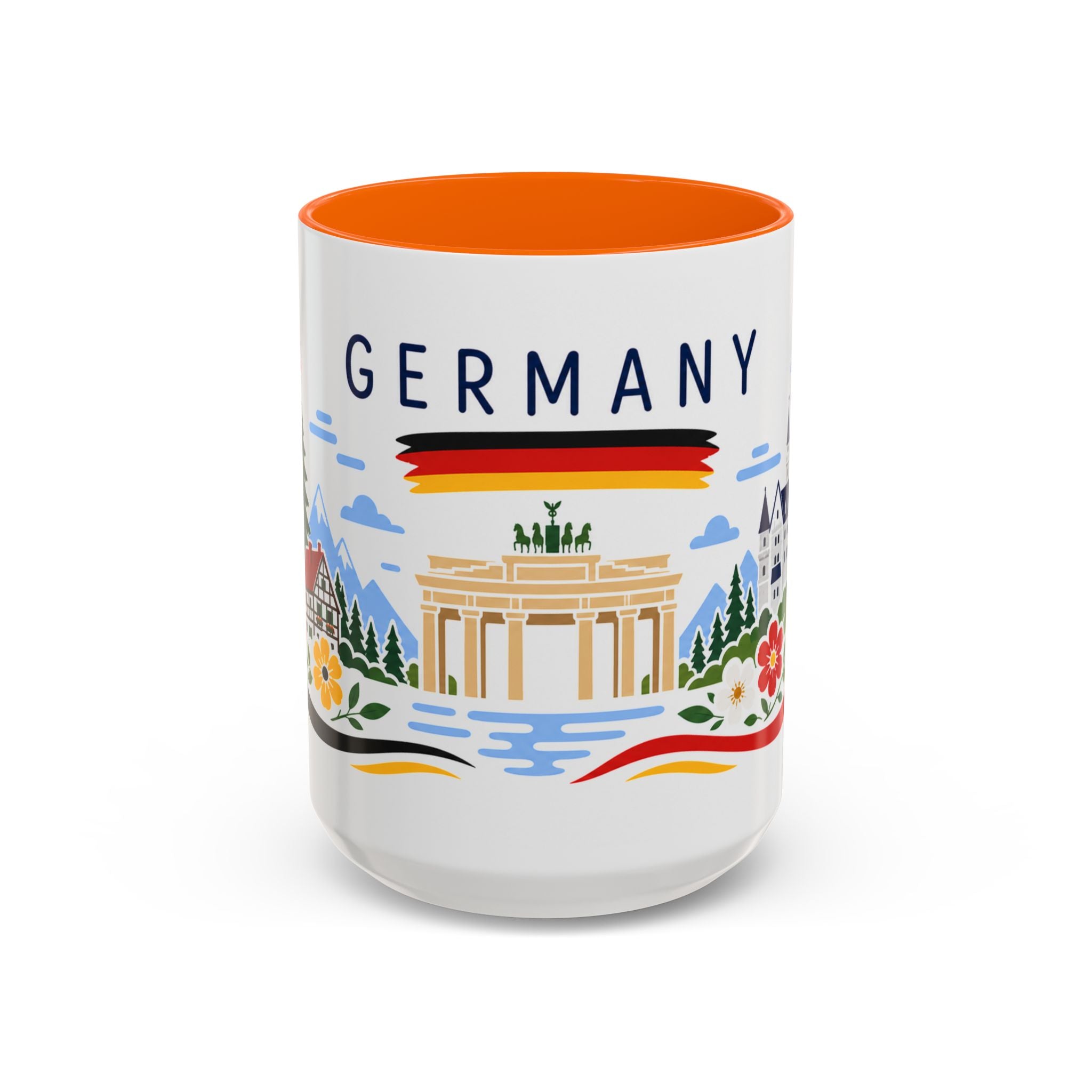 Germany Coffee Mug | Travel Souvenir Accent Mug | Country Gift Ceramic Cup 11oz 15oz