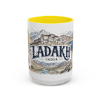 Ladakh Mug, India Travel Souvenir, Bucket List Gift, Accent Ceramic Coffee Mug 11oz 15oz