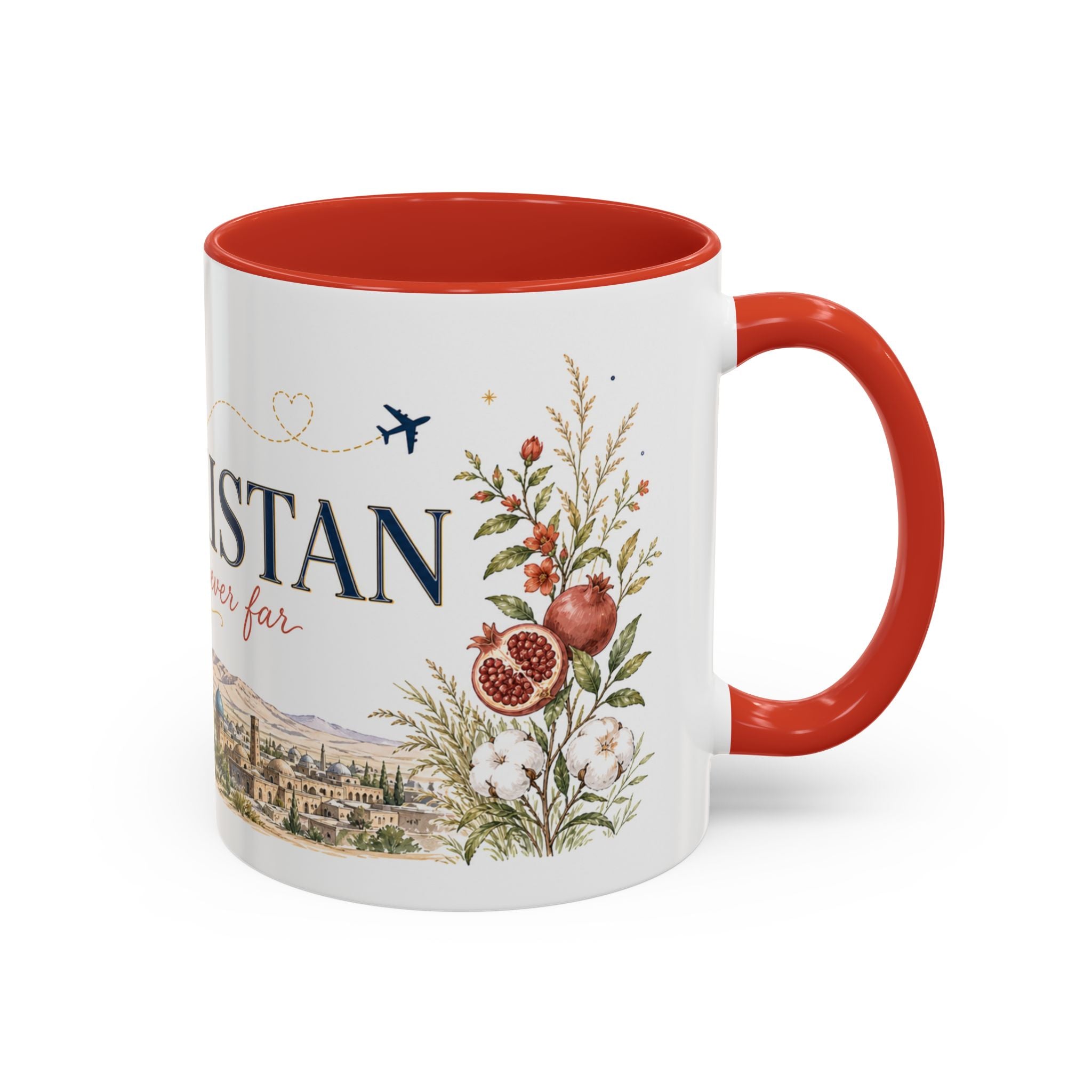 Uzbekistan Home Country Mug | Moving Away Gift | Long Distance Friendship | 11 oz 15 oz Accent Mug