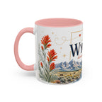 Wyoming Home State Mug | Moving Away Gift | Long Distance Friendship Coffee Cup | 11oz 15oz Accent Mug