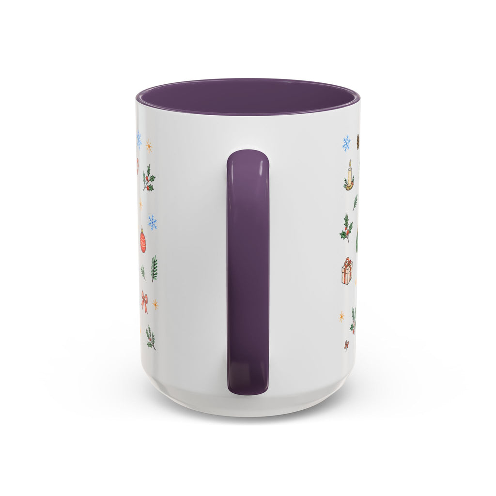 Nashville Christmas Mug | Watercolor City Souvenir, Acoustic Guitar, Harmonica (11oz 15oz)