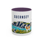 Guernsey Coffee Mug | Travel Souvenir Accent Mug | Country Gift Ceramic Cup 11oz 15oz