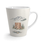 Kings Canyon National Park Latte Mug | Pastel Watercolor Nature Coffee Cup | 12 oz Travel Souvenir Gift