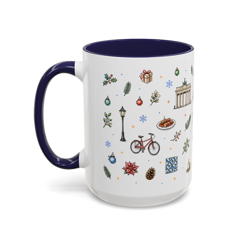 Berlin Christmas Mug | Watercolor City Souvenir, Travel Gift (11oz/15oz)