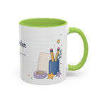 Personalized Teacher Mug | Custom Name Notebook Coffee Cup | Back to School Gift 11oz 15oz