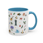 Lisbon Christmas Mug | Watercolor City Souvenir | Ceramic Coffee Cup 11oz 15oz