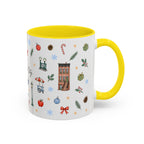 New York City Christmas Mug | Watercolor City Souvenir | Ceramic Coffee Cup