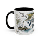 White Cliffs of Dover Mug, England Travel Souvenir, Bucket List Gift, Accent Ceramic Coffee Mug 11oz 15oz