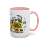 Ronda Illustrated Travel Mug | Spain Souvenir Accent Coffee Mug | 11oz 15oz Ceramic Cup